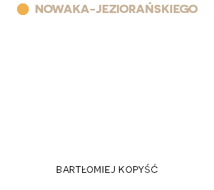 n NOWAKA-JEZIORAŃSKIEGO bartłomiej kopyść